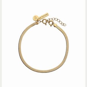 Nassau Herringbone Chain Bracelet